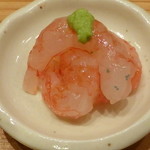 はつね寿司 - 南蛮海老昆布締め