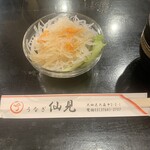 うなぎ 仙見 - ミニサラダ
