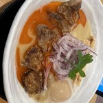 麺や厨 - うっ鶏　とり軟骨　卵入り