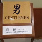 鳴子ホテル - お風呂(男子大浴場)　本日のお湯は～コレ！