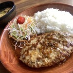 びっくりドンキー 板橋こもね店 - ランチ　レギュラーバーグディッシュ