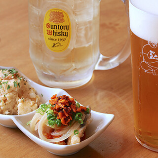 食べログ限定プラン！「お酒2杯とあて3種盛りセット」も必見