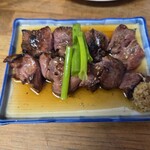 まるまさ家 - 肝の網焼き