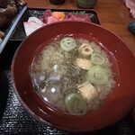 備長炭火焼 じげ - お味噌汁