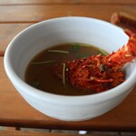 海辺レストラン ZEN - 伊勢海老のスープ