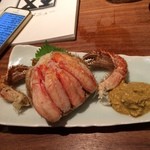 毛ガニの甲羅づめ