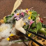 モトイ - 前菜⑤
      ◾色々なお野菜とシノワのコンディマン