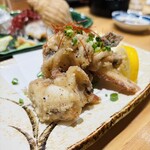 酒くれや こう野 - たこの唐揚げ