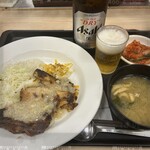 松屋 - ジャークチキン瓶ビールセット　1290円