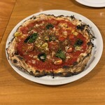 ピザダヴィンチトウキョウ - マリナーラ（国産ガーリック、アンチョビ追加）