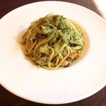 TAKASHI - <'14/10/24撮影>パスタランチ 1200円 のアサリのジェノベーゼ スパゲッティーニ