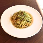 TAKASHI - <'14/10/24撮影>パスタランチ 1200円 のアサリのジェノベーゼ スパゲッティーニ