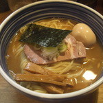 こうかいぼう - 味玉入りラーメン（大盛り）（14-10）￥８５０