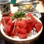 鮪小屋本店 - ぶつ丼Ｗ　（2014/10/20）