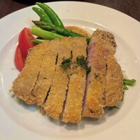 京洋食 まつもと - 京都産　京の都もち豚ロースカツ〈粒マスタード添え〉