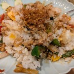 タイ料理レストラン ピントー - ・混ぜて、プリックポンをドバっ