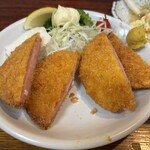 丸千葉 - ハムカツ
