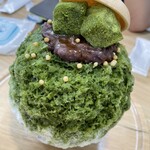 かき氷 ゆきのこ - 料理写真:抹茶黒みつきなこ