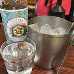 丸千葉 - 半端に残ってたキンミヤを、ロックで★彡