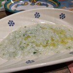 シチリア料理トラットリア アリア - ムール貝のお出汁リゾット