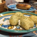 シチリア料理トラットリア アリア - 前菜その②青のりの揚げパン