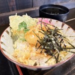 川尻蔵前うどん ぬま田 - 玉子天丼