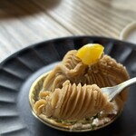 喫茶室 山脈 - 山脈モンブラン