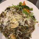 ポンニラペンspice - 先ずビリヤニにレモン汁を搾り掛けました