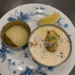 ポンニラペンspice - たまごのライタ、洋梨のコンポート