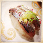 廻転寿司弁慶 - アジ 130円