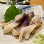 鮨脩 - ほっき貝刺し