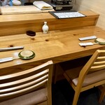 鮨脩 - カウンター席