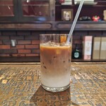 クレープ喫茶 えんどう - アイスカフェオレ、スッキリで美味しい