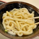 手打十段 うどんバカ一代 - 釜バター混ぜ混ぜ