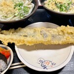 手打十段 うどんバカ一代 - 穴子デカ過ぎヽ(*＾ω＾*)ﾉｳﾚｼｲ