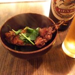 魚秀 - お通しのアラ煮