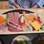 お魚処 うおとも - 刺身定食・税込み1485円