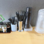 甲州屋別邸 - 卓上の様子