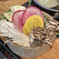 しゃぶしゃぶ KINTAN 代官山本店 - 野菜1回目