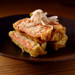 ごはんや一芯 - 料理写真:スモークサーモンの生ハム巻き揚げ