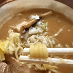 麺屋 達 - 中太麺