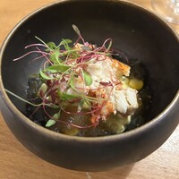 グルマンプラス - 碧南のとうもろこしのブランマンジェ
                    　オマール海老のジュレ