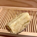 天ぷら上村 - 泉州水茄子