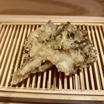 天ぷら上村 - 天然舞茸