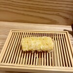 天ぷら上村 - おおものとうもろこし