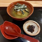 天ぷら上村 - 天茶