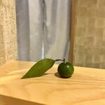 天ぷら上村 - 酢橘