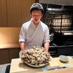 日本料理FUJI - 天然舞茸の登場