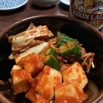 焼肉 食堂苑 - キムチ盛り合わせ