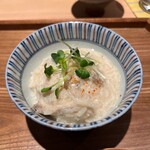 日本料理FUJI - この日はラーメンではなく雑炊. もちろん舞茸入りです. ご飯とは違った美味しさ.